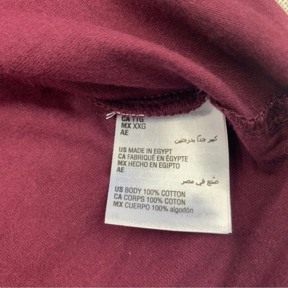 Club Room Mens Doubler Red Cotton Crewneck Tee T-Shirt Top  Size XXL - Picture 7 of 12